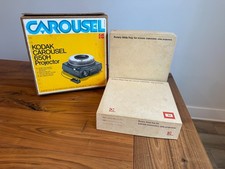 Kodak Carousel 650H Slide Projector w/ Remote  Trays - Vintage AS IS