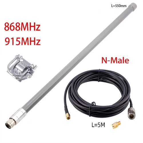 Antenne réglée avancée pour mineurs d'hélium 868 MHz 915 MHz 12 dBi gain nom