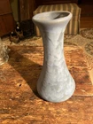 Vintage Brush McCoy Arts And Crafts Mottled Matte Blue Vase 8”