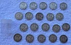 Walking Liberty Half Dollar Roll Tube 20 Coins 90% Silver Mixed Lot 1940s $10 FV