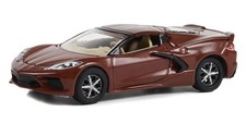 GREENLIGHT,CHEVROLET corvette C8 Stingray coupé 2022 brown from the series SH...