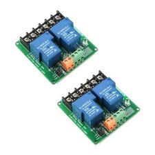 2pcs 5V 30A 2-Channel Relay Module High Low Level Trigger 5V-2 Channel-2pc