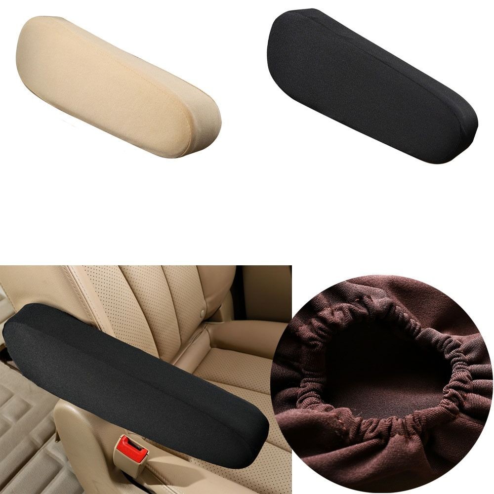 Breathable Car Armrest Cover Dust Scratch Protector Auto Van Bus
