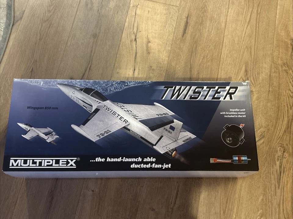 Multiplex Twister RC Jet made of Elapor foam, including custom canopy ...