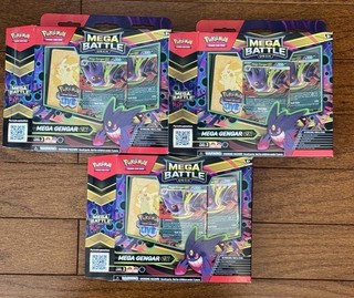3x Pokemon Mega Battle Deck Mega Gengar EX NO HAUNTER PROMO 6x Gengar Cards