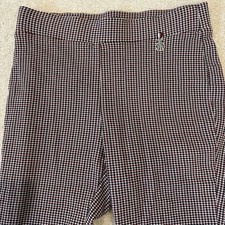 Tommy Hilfiger Pants Womens 6 Houndstooth Stretch Pull On Ankle
