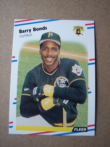 Barry Bonds #322 1988 Fleer card
