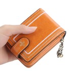 RFID Blocking Small Compact Mini Bifold Card Holder Leather Wallets for Women — photo 2