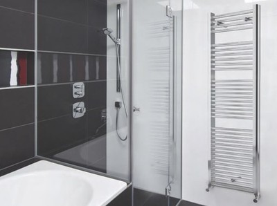 Purmo Crystal Handtuchhalter 690 mm x 600 mm gerade, chrom