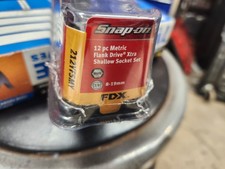 212yfsmy Snap-On 3/8 Drive FDX Shallow Metric Socket Set 12-19mm New 212yfsmy Snap-On 3/8 Drive FDX Shallow Metric Socket Set 12-19mm New