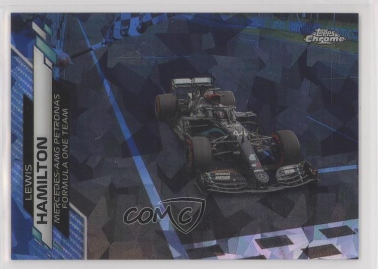 2020 Chrome Sapphire Edition Formula 1 F1 Cars Lewis Hamilton #21 Rookie RC 01rp