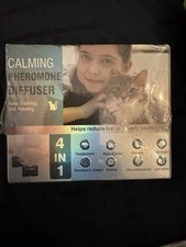 Calming Pheromone Diffuser 4 IN 1 Soothing And Relaxing For Cats NEW/SEALED