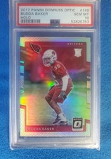 2017 Panini Donruss Optic #149 HOLO Budda Baker PSA 10 RC Rookie Card Cardinals. rookie card picture