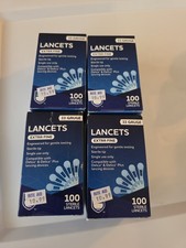 33 Gauge Lancets Extra Fine 400 Sterile Lancets 4 Boxes