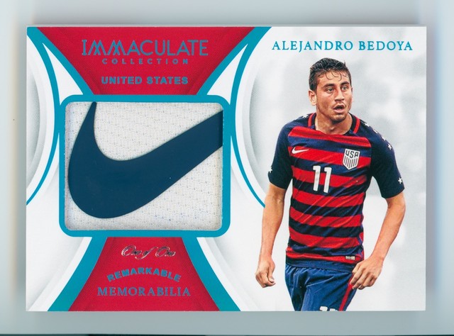 2018-19 Alejandro Bedoya Panini Immaculate Platinum USMNT Jersey Patch Card 1/1
