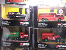 TEXACO VEHICLES , BY CORGI SHOWCASE DISPLAY SERIES #1, 4 CAR SET, NEW IN BOX