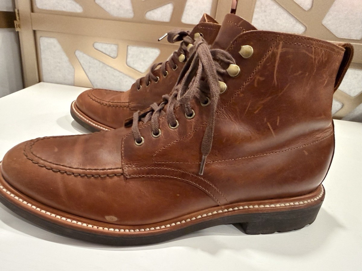 Men's J Crew J.CREW Kenton Pacer Leather Ankle Chukka Boots Indy