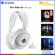 Wireless Gaming Headset Neodymium Drivers 60 HR Battery Multi-System