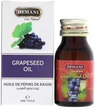 Hemani GRAPESEED Oil, Natural Oil for Hair and Skin Care / زيت بذور العنب