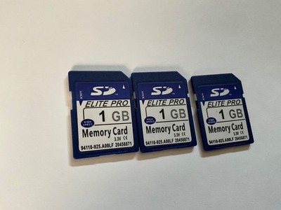 Lot of 3pcs 1GB ELITE PR SD SECURE DIGITAL MEMORY CARD for SD NIKON CANON Camera