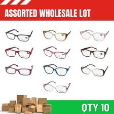 WHOLESALE ASSORTED LOT 10 ELEGANCE EYEGLASSES spectacles resell geniune eyewear