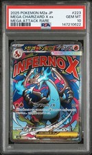 Pokemon Karte Mega Charizard Xex Ma 223/193 Dream Ex PSA10 Japanisch