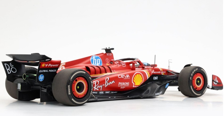 Ferrari SF-24 BBR 1/18 modèle d'exception Leclerc USA - 2