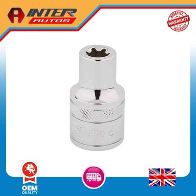 Draper Expert TX-STAR  Socket, 1-2'' Sq. Dr., E10 34270