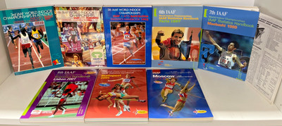 IAAF World Indoor Championships Statistics Handbooks 3rd-11th Athletics Lot 8