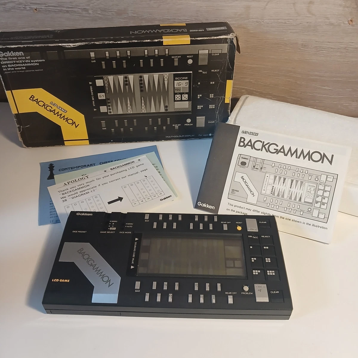 Las mejores ofertas en GAKKEN Backgammon | eBay
