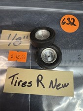 Vintage Slot Car Tires 1/24 - 1/32: 1pr. / PreOwned
