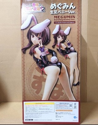 FREEing Konosuba Megumin Bare Leg Bunny Ver 1/4 Figure Japan Used Excellent
