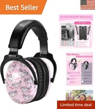 Stylish Kids Noise Cancelling Headphones - Adjustable Unicorn Ear Muffs 25dB