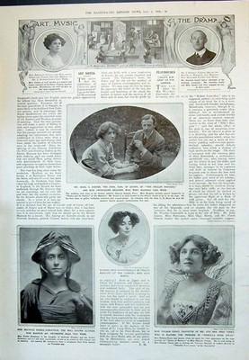 Old 1910 Basil Foster John Earl Brogden Forbes-Robertson Neilson-Terr 20th