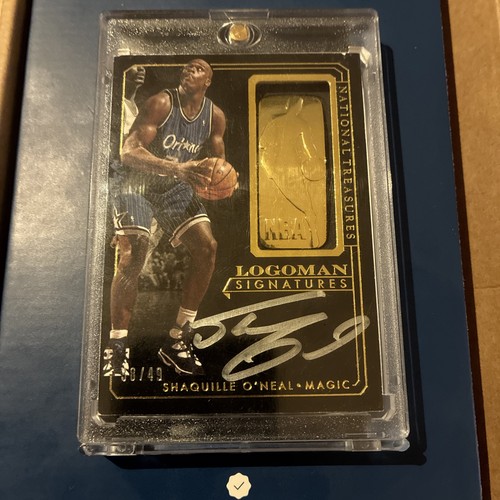 2014 Shaquille Oneal National Treasures Logoman Signatures /49
