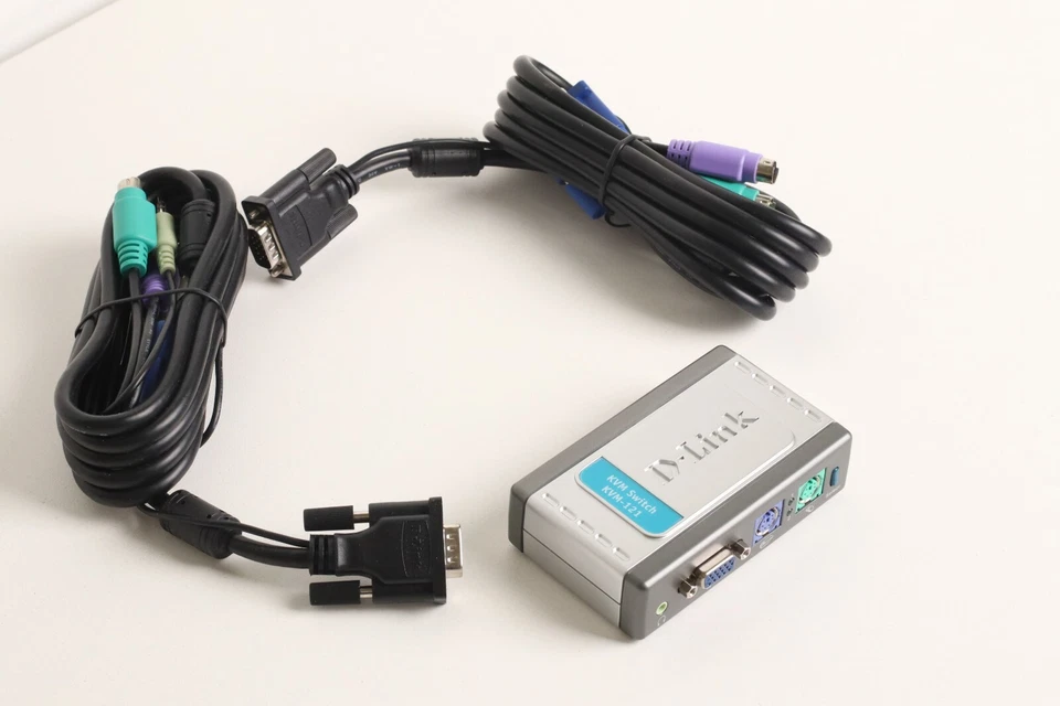 D-Link KVM-121 2-Ports External KVM / audio switch PS/2 - Image 3 of 4