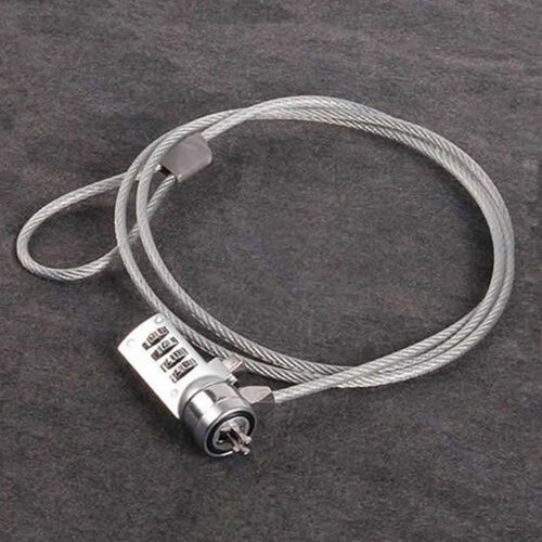 4 Digit Password Security Lock Chain Laptop Anti-Theft Lock Easy Installation - Photo 10/11