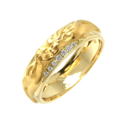 Carrera y Carrera Diamond Ring K18 YG 750 Size9-9.5(US) 90278104 - Picture 1 of 8