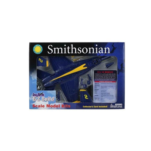 SMITHSONIAN InAir E-Z Build Model Kit - F-18 Hornet Blue Angels - 1:72 Scale - 第 2/2 張圖片