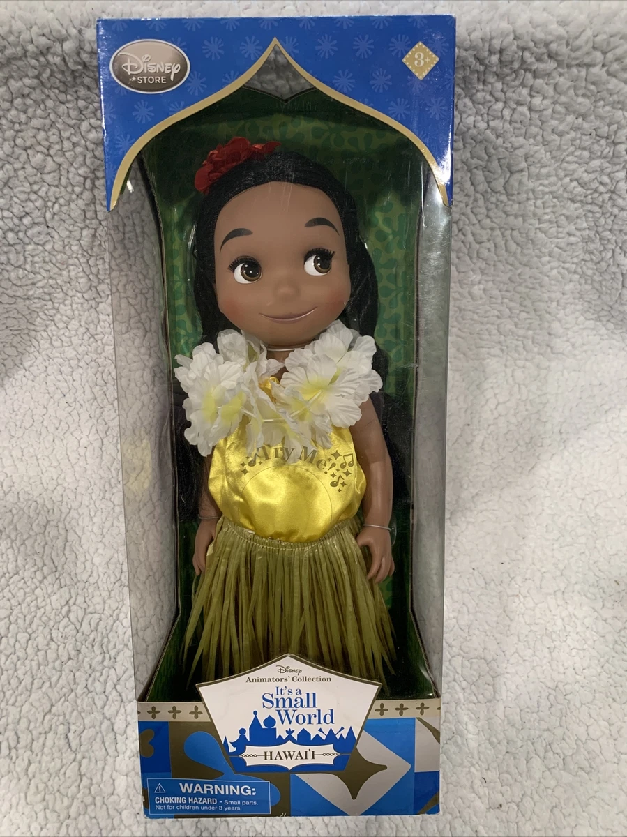 Disney Animators It s a Small World Hawaii Doll NIB Factory Sealed NRFB RARE HTF