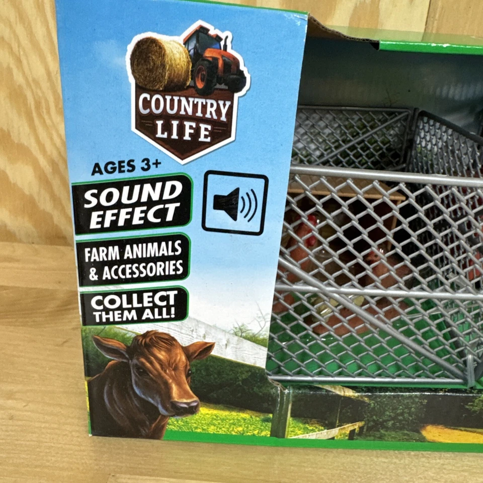 Juego de pollitos grandes NewRay Country Life 21 piezas Foto 4 de 4