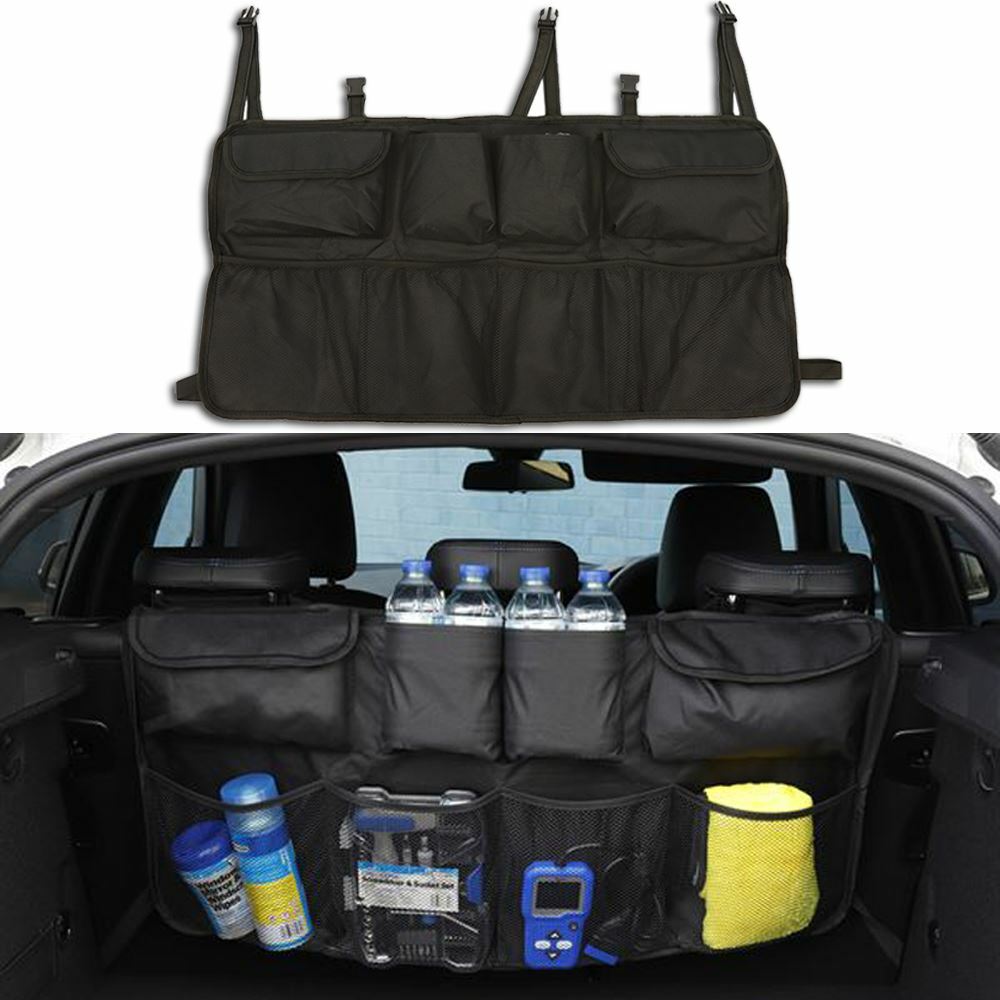 バッグ May Car Cargo Net Hanging Boot Luggage Storage Organiser Tidy Bag Fits