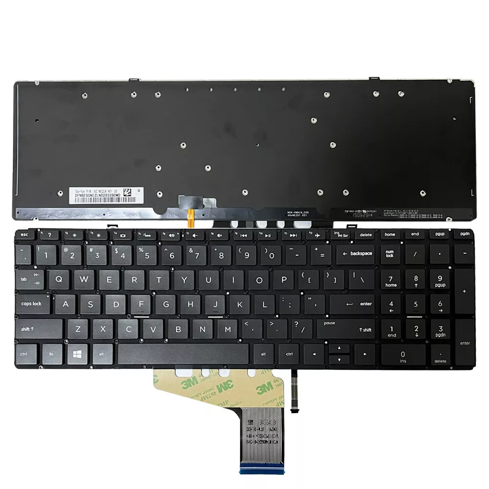 Hp spectre keyboard online light