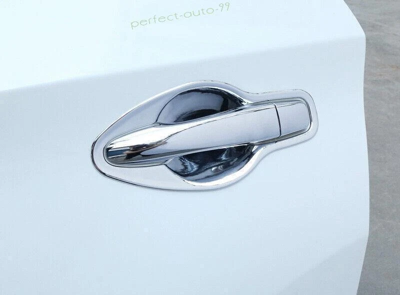 Cubierta de cuenco de puerta lateral exterior cromada ABS para Nissan Murano 2015-2024 Foto 3 de 4