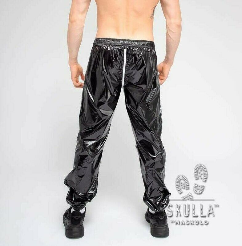 【DEARMINE】Til Nylon Para Pants Flared Textured Pants - Black - Ladies | H&M US