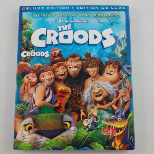 The Croods (Blu-ray/DVD, 2013, 3-Disc Set, Canadian 3D) DreamWorks B102 - Picture 1 of 4
