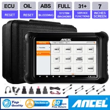 ANCEL Motorcycle Diagnostict Tool All System Code Reader ECU Oil Reset Scanner