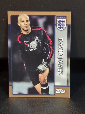 2002 David James Topps #51 England