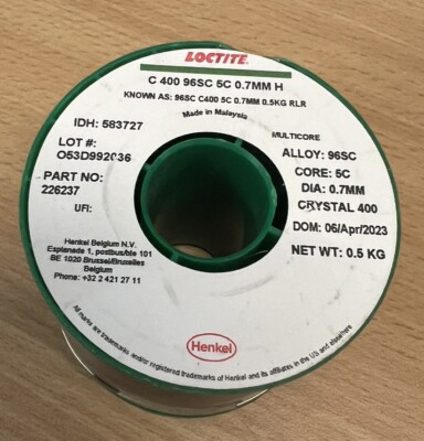 Loctite Mehradriger Draht, 0,7 mm bleifreies Lötzinn, 217°C Schmelzpunkt