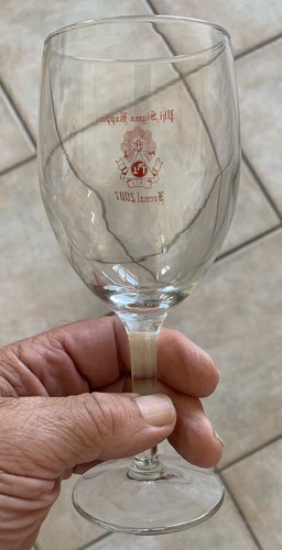 PHI SIGMA KAPPA FORMAL 2007 WINE GLASS - Picture 4 of 5